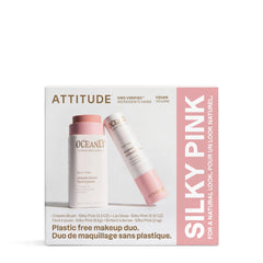 Blush & Lip Gloss - Duo Silky Pink Unscented-Bundle