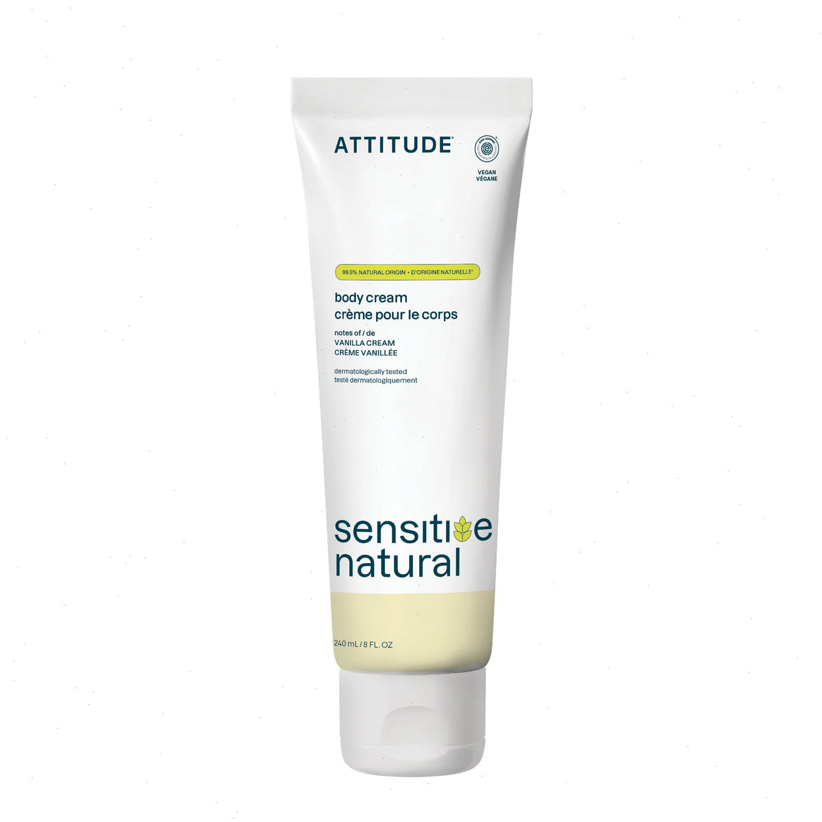Body Cream - Sensitive Skin Vanilla Cream-8 FL. OZ.