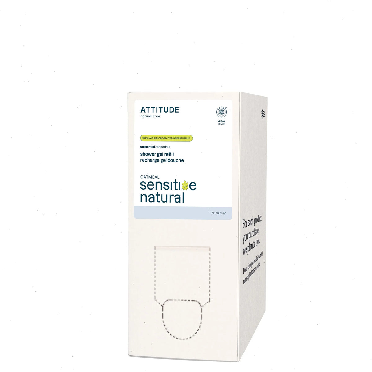 Body Wash - Sensitive Skin Unscented-Eco-Refill 67.6 FL. OZ.